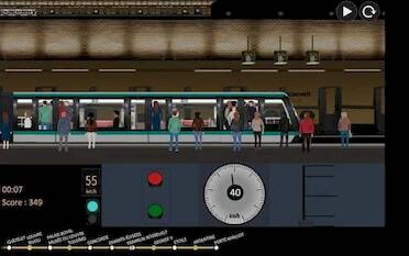 симулятор метро Парижа 
